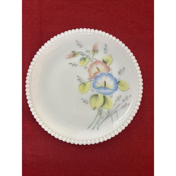 Westmoreland | Dining | Westmoreland Milk Glass Beaded Plate Hand ...